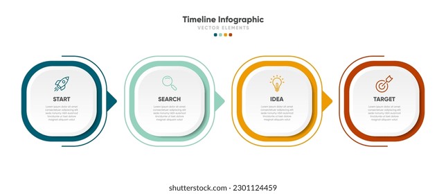 Timeline infographic design with 6 options or steps. Infographics for business concept. Can be used for presentations workflow layout, banner, process, diagram, flow chart, info graph, annual report.