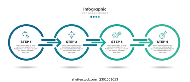 Diseño infográfico de línea de tiempo con 6 opciones o pasos. Infografía para el concepto de negocio. Se puede utilizar para presentaciones diseño de flujo de trabajo, banner, proceso, diagrama, diagrama de flujo, gráfico de información, informe anual.