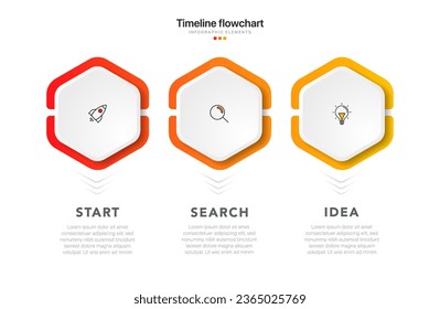 Timeline infographic design with 6 options or steps. Infographics for business concept. Can be used for presentations workflow layout, banner, process, diagram, flow chart, info graph, annual report.