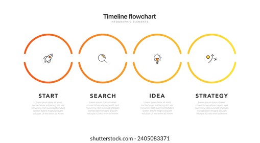 Timeline infographic design with 6 options or steps. Infographics for business concept. Can be used for presentations workflow layout, banner, process