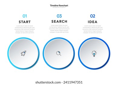 Timeline infographic design with 6 options or steps. Infographics for business concept. Can be used for presentations workflow layout, banner, process, diagram, flow chart, info graph, annual report.