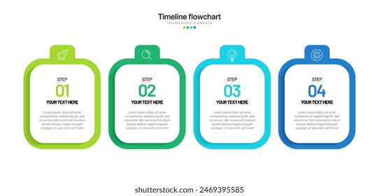 Diseño de infografía de línea de tiempo con 6 opciones o pasos. Infografía para el concepto de negocio. Se puede utilizar para presentaciones, diseño de flujo de trabajo, Anuncio, proceso, diagrama, diagrama de flujo, infografía, informe anual.