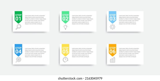 timeline infographic design for business process step-by-step schedule