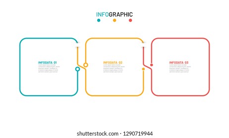 Timeline infographic design element and number options. Business concept with 4 steps, square. Vector illustration. Can be used for workflow diagram, flowchart, annual report, presentation.