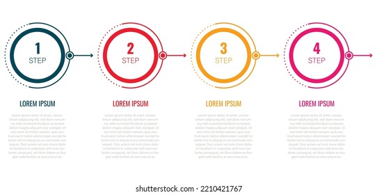 Timeline infographic design element and number options template. Can be used for workflow layout, annual report, progress timeline, web design. Vector business template for presentation.