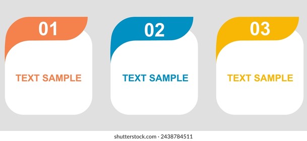Timeline infographic design element and number options. Business concept with 3 steps. Can be used for workflow layout, diagram, annual report, web design. Vector business template for presentation.