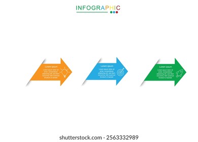 Timeline infographic design element and number options. Business concept with 3 steps. Can be used for workflow layout, diagram, annual report, web