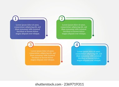 Timeline infographic design with options 4 elements scheme, diagram templates.