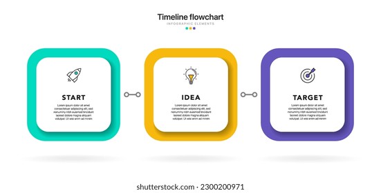 Timeline infographic design with options or steps. Infographics for business concept. Can be used for presentations workflow layout, banner, process, diagram, flow chart, info graph, annual report.