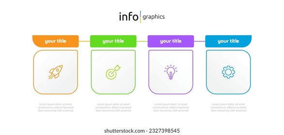 Timeline infographic design with options or steps. Infographics for business concept. Can be used for presentations workflow layout, banner, process, diagram, flow chart, info graph, annual report.