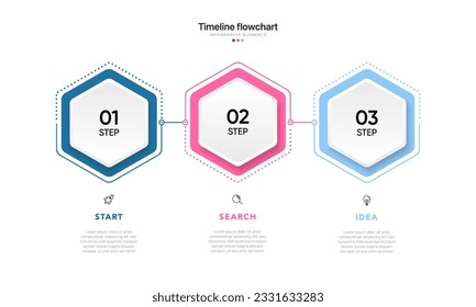 Timeline infographic design with options or steps. Infographics for business concept. Can be used for presentations workflow layout, banner, process, diagram, flow chart, info graph, annual report.