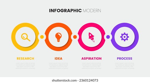 Timeline infographic design with options or steps. Infographics for business concept. Can be used for presentations workflow layout, banner, process, diagram, flow chart, info graph, annual report.