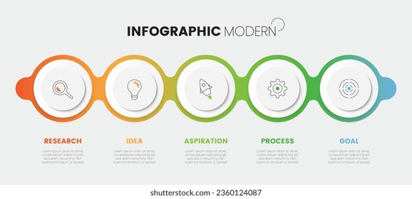 Timeline infographic design with options or steps. Infographics for business concept. Can be used for presentations workflow layout, banner, process, diagram, flow chart, info graph, annual report.