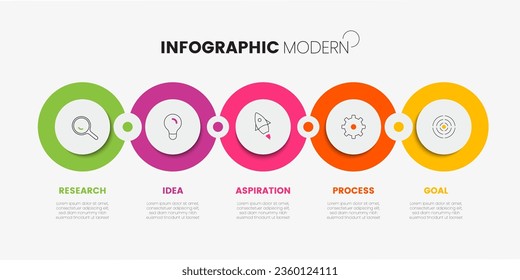 Timeline infographic design with options or steps. Infographics for business concept. Can be used for presentations workflow layout, banner, process, diagram, flow chart, info graph, annual report.