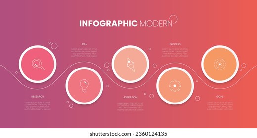 Diseño infográfico de línea de tiempo con opciones o pasos. Infografía para el concepto de negocio. Se puede utilizar para presentaciones diseño de flujo de trabajo, banner, proceso, diagrama, diagrama de flujo, gráfico de información, informe anual.