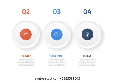 Zeitstrahl-Infografik-Design mit Optionen oder Schritten. Infografiken für das Geschäftskonzept. Kann für Präsentationen Workflow-Layout, Banner, Prozess, Diagramm, Flussdiagramm, Infografik, Jahresbericht verwendet werden.