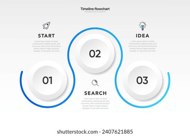 Timeline infographic design with  options or steps. Infographics for business concept. Can be used for presentations workflow layout, banner, process
