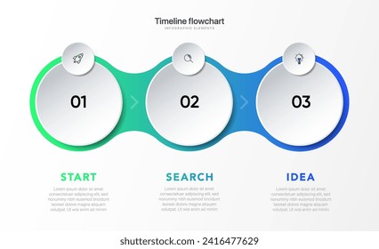 Timeline infographic design with options or steps. Infographics for business concept. Can be used for presentations workflow layout, banner, process, diagram, flow chart, info graph, annual report.