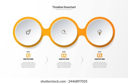 Timeline infographic design with options or steps. Infographics for business concept. Can be used for presentations workflow layout, banner, process, diagram, flow chart, info graph, annual report.