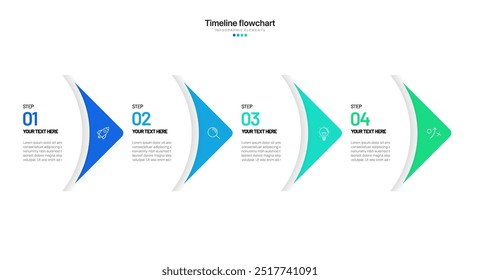 Timeline infographic design with options or steps. Infographics for business concept. Can be used for presentations workflow layout, banner, process, diagram, flow chart, info graph, annual report.
