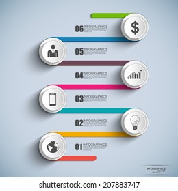 Timeline Infographic design template