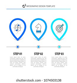 Timeline. Infographic design template. Business concept. Vector illustration