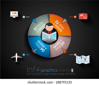 Timeline Infographic design template. Idea to display information, ranking and statistics with original and modern style.