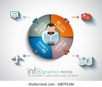 Timeline Infographic design template. Idea to display information, ranking and statistics with original and modern style.