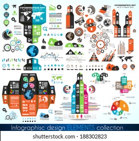 Timeline Infographic design template.  With paper tags. Idea to display information, ranking and statistics with orginal and modern style.