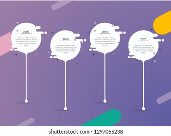 Timeline Infographic Design Templates. Charts, Diagrams and other Vector Elements for Data and Statistics Presentation.