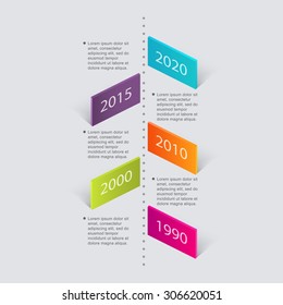 Timeline Infographic Design Templates. Charts, Diagrams and other Vector Elements for Data and Statistics Presentation