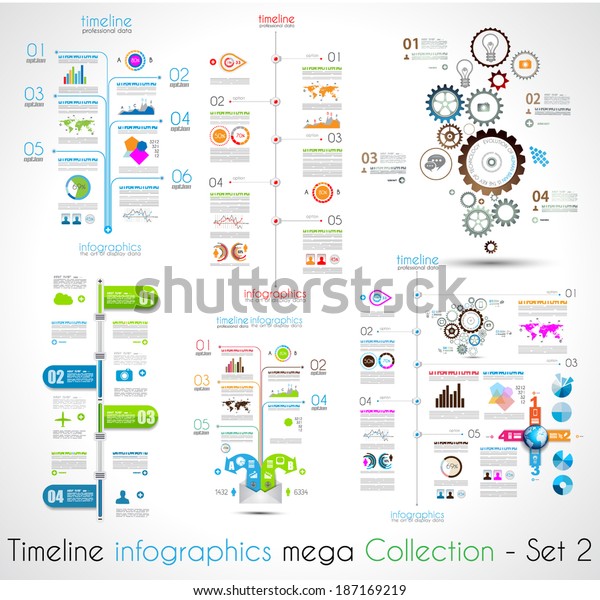 Timeline Infographic Design Templates Set 2 Stock Vector Royalty Free 187169219,Diy Bunk Bed Design Plans