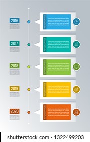 Timeline Infographic Design Vector.