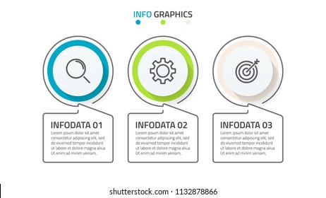 Timeline infographic design vector and arrows element. Business concept with 3 steps.Can be used for workflow layout, diagram, annual report, web design.Vector business template for presentation.