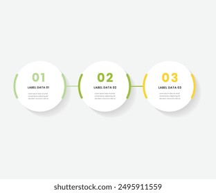 Timeline infographic design vector and number options. Business concept with 3 steps, options.Can be used for workflow layout, diagram, web design, presentation.Vector business eps10 illustration.