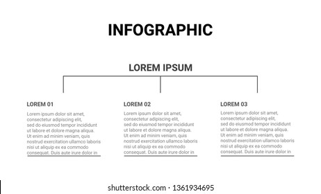 Timeline infographic design.Business concept with 3 title or process.Vector illustration.Vector.