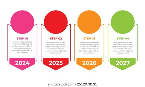 Timeline Infographic elements data visualization vector design.Vector linear infographic with nine conected elements