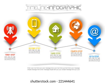 TIMELINE INFOGRAPHIC NEW STYLE  9