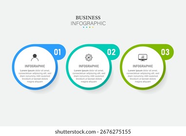 Plantilla de infografía de línea de tiempo. Viaje de la línea de tiempo de 3 pasos, Plantilla de diseño de infografías simples planas. Concepto de negocio con 4 opciones, Ilustración vectorial.
