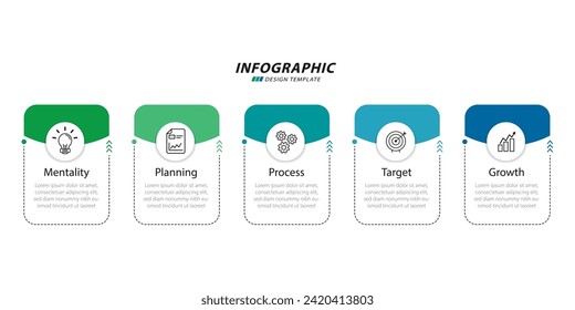 Timeline infographic template. 4 Step timeline journey, calendar Flat simple infographics design template. presentation graph. Business concept with 4 options, vector illustration.