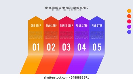 In: Timeline Infographic Vorlage. 4 Schritt Zeitleiste Reise, Kalender Flache einfache Infografik Design-Vorlage. Präsentationsgrafik. Geschäftskonzept mit 4 Optionen, Vektorillustration.