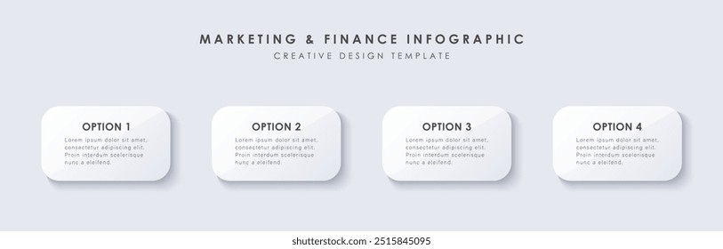 Timeline infographic template. 4 Step timeline journey.  Business concept with 4 options, vector illustration