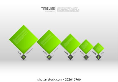 timeline infographic template with icons