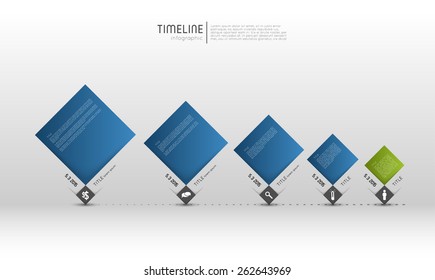 timeline infographic template with icons