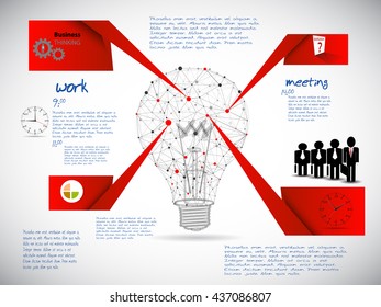 Timeline infographic template. Vector business concept.