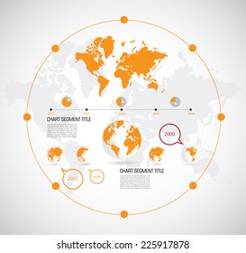 Timeline infographic, vector 