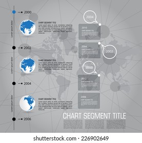Timeline infographic, vector 