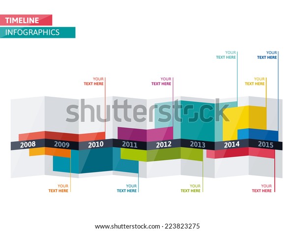 Timeline Infographic Vector Cv Resume Business Stock Vector Royalty 