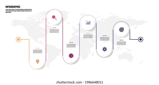 timeline infographic vector design, illustration