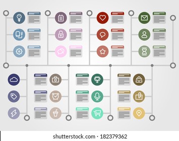 Timeline Infographic. Vector design template. Eps 10.